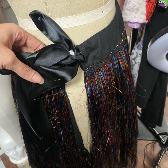 Tinsel  rave or beach tie cover/skirt OS - Picture 6 of 7